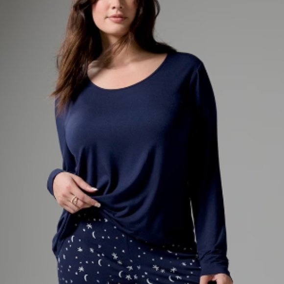 Soma Intimates & Sleepwear Nwt Soma Cool Nights Long Sleeve Basic Top Poshmark